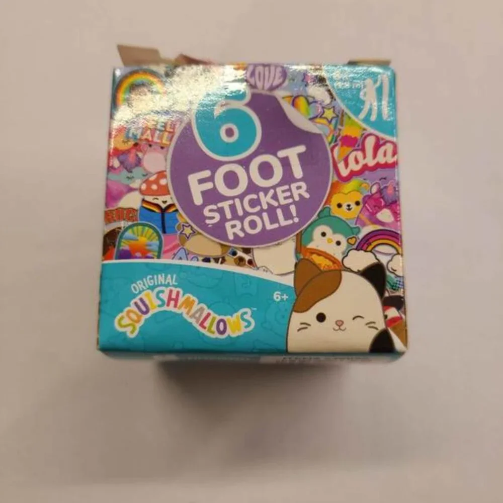 Original Squishmallows 6 Foot Sticker Roll